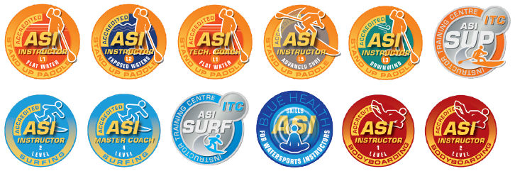 ASI Instructor Level Logos